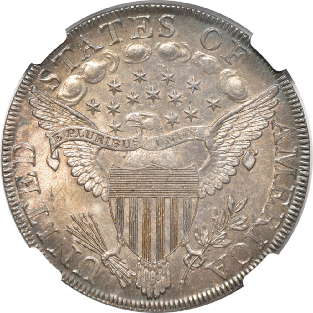 1798-$1-Draped-Bust-Dollar-Large-Eagle-Bolender-23,-Bowers-Borckardt-105,-Rarity-3